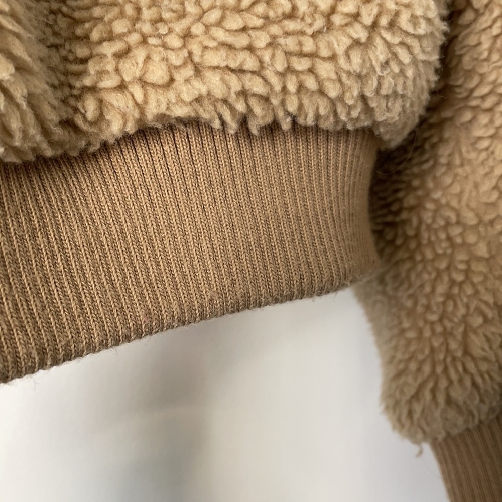 Levi’s Teddy Sherpa Bomber Jacket Camel Size Large - Picture 12 of 12